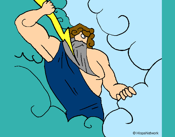 Dibujo Dios Zeus pintado por maykeldiaz