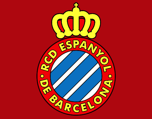 Dibujo Escudo del RCD Espanyol pintado por xiomara10