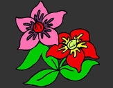 Dibujo Flores 3 pintado por mariayoshu