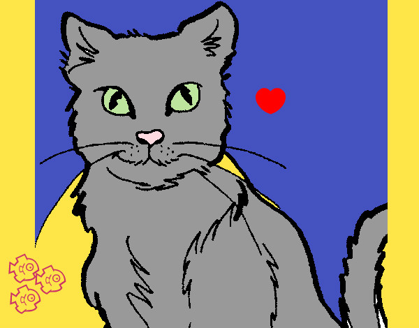 Dibujo Gato pintado por Opuntia