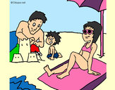 Dibujo Vacaciones familiares pintado por kevin4567