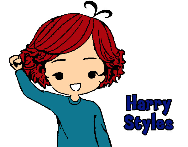 Dibujo Harry Styles pintado por hailima