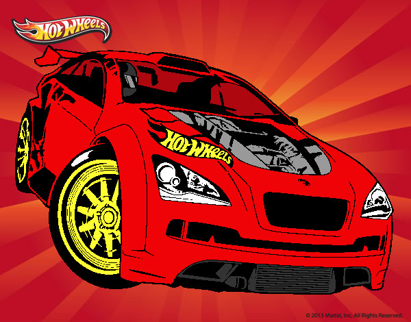 Dibujo Hot Wheels Megane Trophy pintado por Xaxita