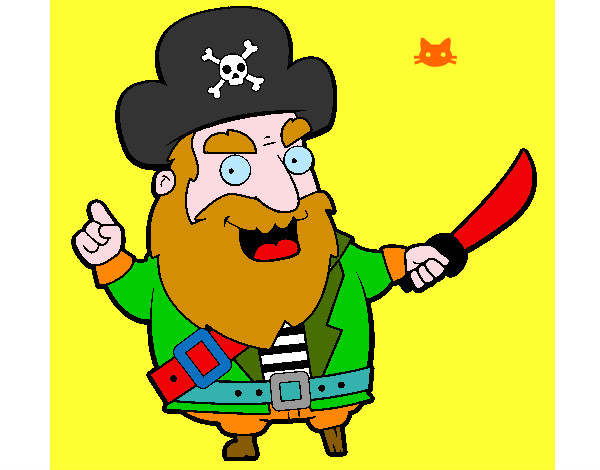 Dibujo Pirata pintado por Lujitaa