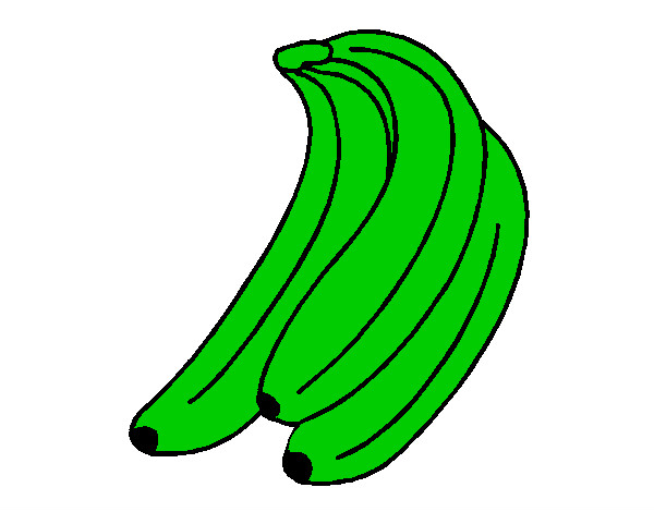 Dibujo Plátanos pintado por RUBENS 