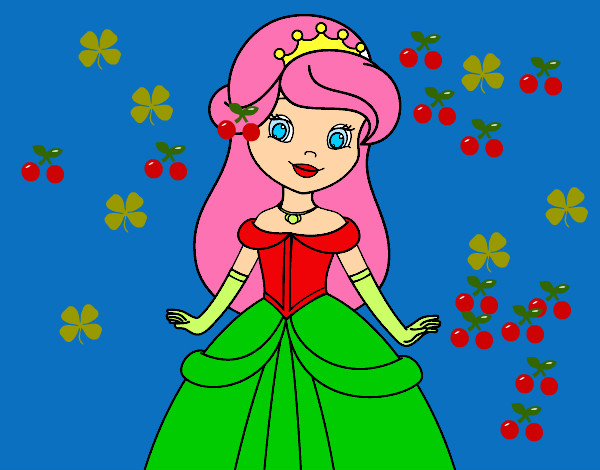 Dibujo Princesa bella pintado por JOSNELVYS 