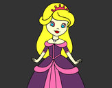 Dibujo Princesa bella pintado por Lujitaa
