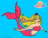 Dibujo Sirena contenta pintado por jng9