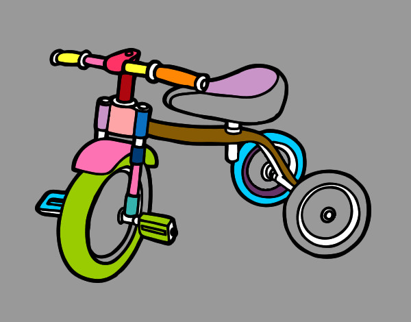 Dibujo Triciclo para niños pintado por stocn