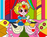 Dibujo Princesa en el baile pintado por SERGEI