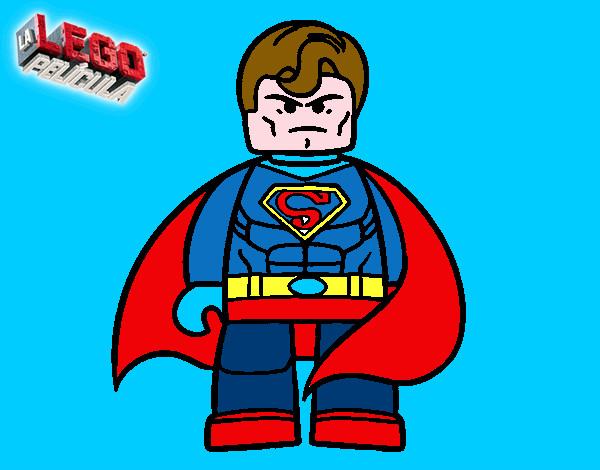 Dibujo Superman superheroe pintado por alejit