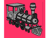 Dibujo Tren 3 pintado por finncat
