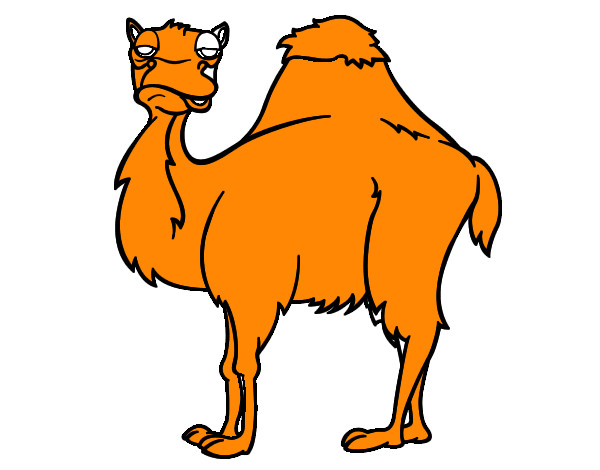 Dibujo Camello aburrido pintado por SantiagoC