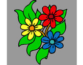 Dibujo Florecitas pintado por mariayoshu