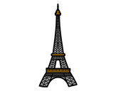 Dibujo Torre Eiffel pintado por lionora