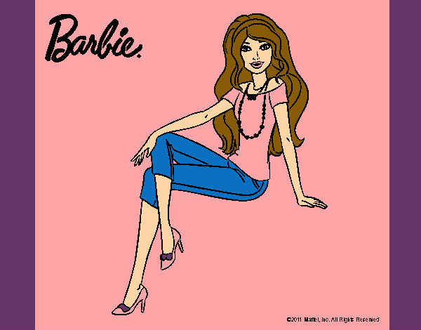 Dibujo Barbie moderna pintado por Camitini