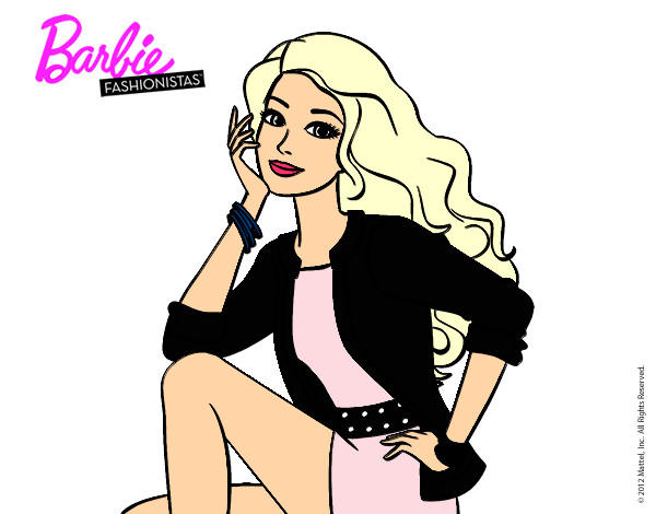 Dibujo Barbie súper guapa pintado por Camitini