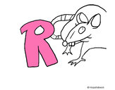 Dibujo Rata pintado por prettylove