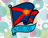 Dibujo Bandera de Escocia pintado por anita14