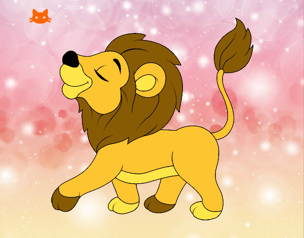 Dibujo Cachorro de león pintado por yamnielys