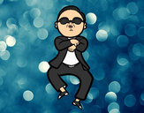Dibujo Gangnam Style pintado por batman27