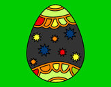 Dibujo Huevo con estrellas pintado por Ivop