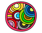 Dibujo Mandala circular pintado por hada2005