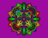 Dibujo Mandala decorativa pintado por amitai