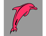 Dibujo Delfín adulto pintado por lucas2009