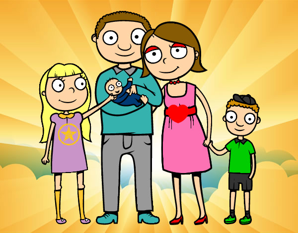 Dibujo Familia unida pintado por Rushiita