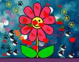 Dibujo Flor de primavera pintado por jazmunchi