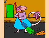 Dibujo La ratita presumida 8 pintado por marcela_me