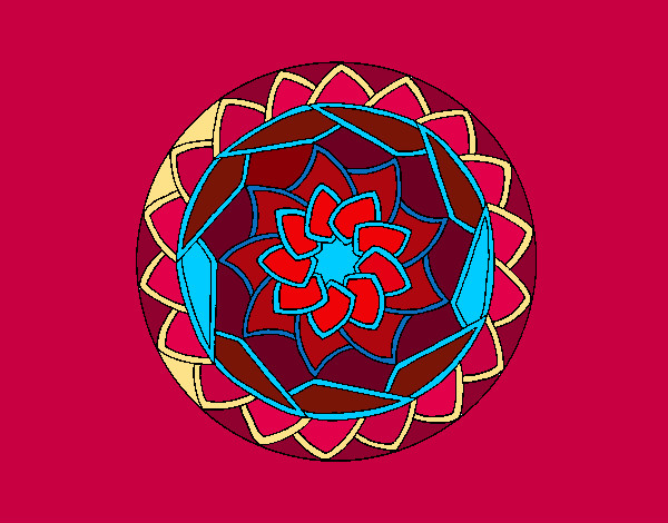 Dibujo Mandala 1 pintado por amitai