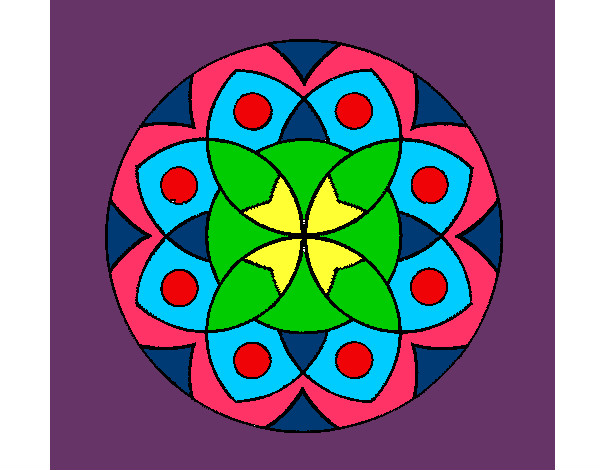 Dibujo Mandala 13 pintado por Vicpec