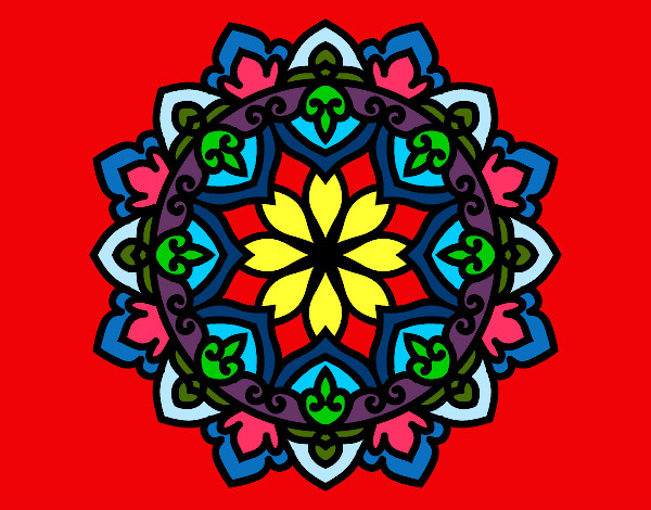 Dibujo Mandala celta pintado por Vicpec