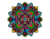 Dibujo Mandala decorativa pintado por mixterdan