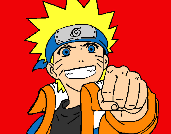 Dibujo Naruto alegre pintado por tamisonica