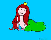 Dibujo Princesa contenta pintado por marcela_me