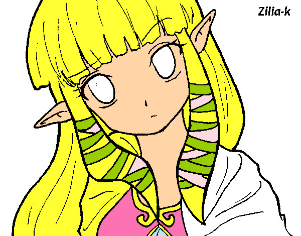 Dibujo Princesa Zelda pintado por ProPainter