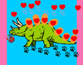 Dibujo Triceratops pintado por ambaritar