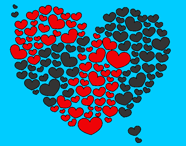 Dibujo Corazón de corazones pintado por McPb