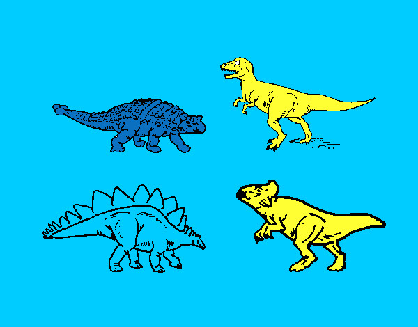 Dibujo Dinosaurios de tierra pintado por lucas2009
