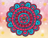 Dibujo Mandala alegre pintado por rosa0822