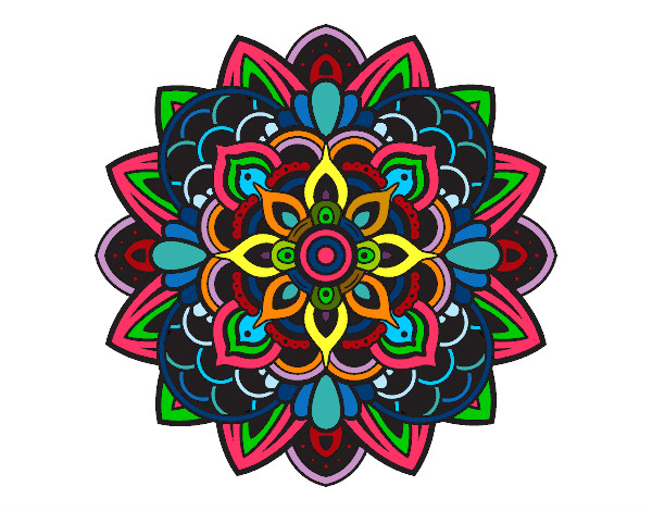 Dibujo Mandala decorativa pintado por ElitaG