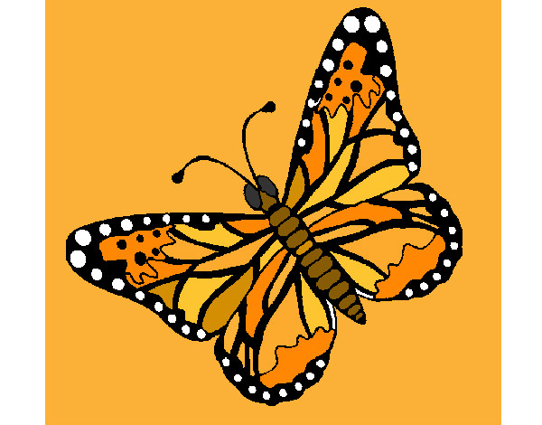Dibujo Mariposa 4 pintado por NCPM