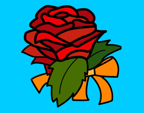 Dibujo Rosa, flor pintado por NCPM