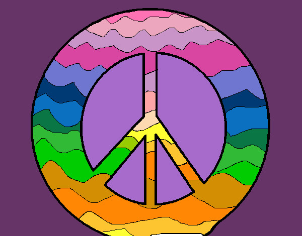 Dibujo Símbolo de la paz pintado por NCPM