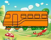Dibujo Tren de pasajeros pintado por DiegoAndre