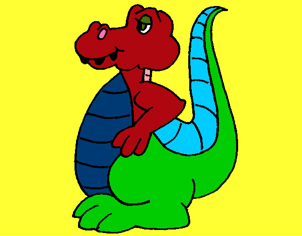 Dibujo Aligátor pintado por Floridark