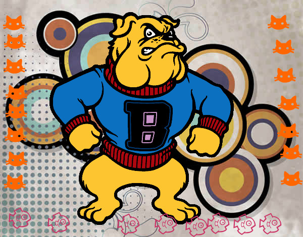 Dibujo Bulldog pintado por lilichi